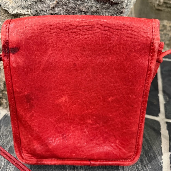 Coach 9620 vintage red leather pouch purse - Picture 2 of 12